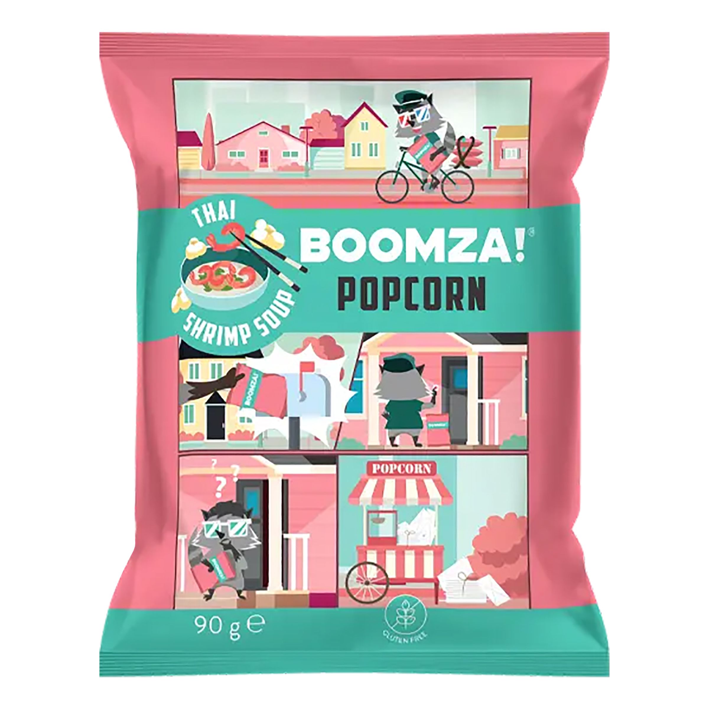 Boomza Popcorn Thai Rejesuppe - 90 gram