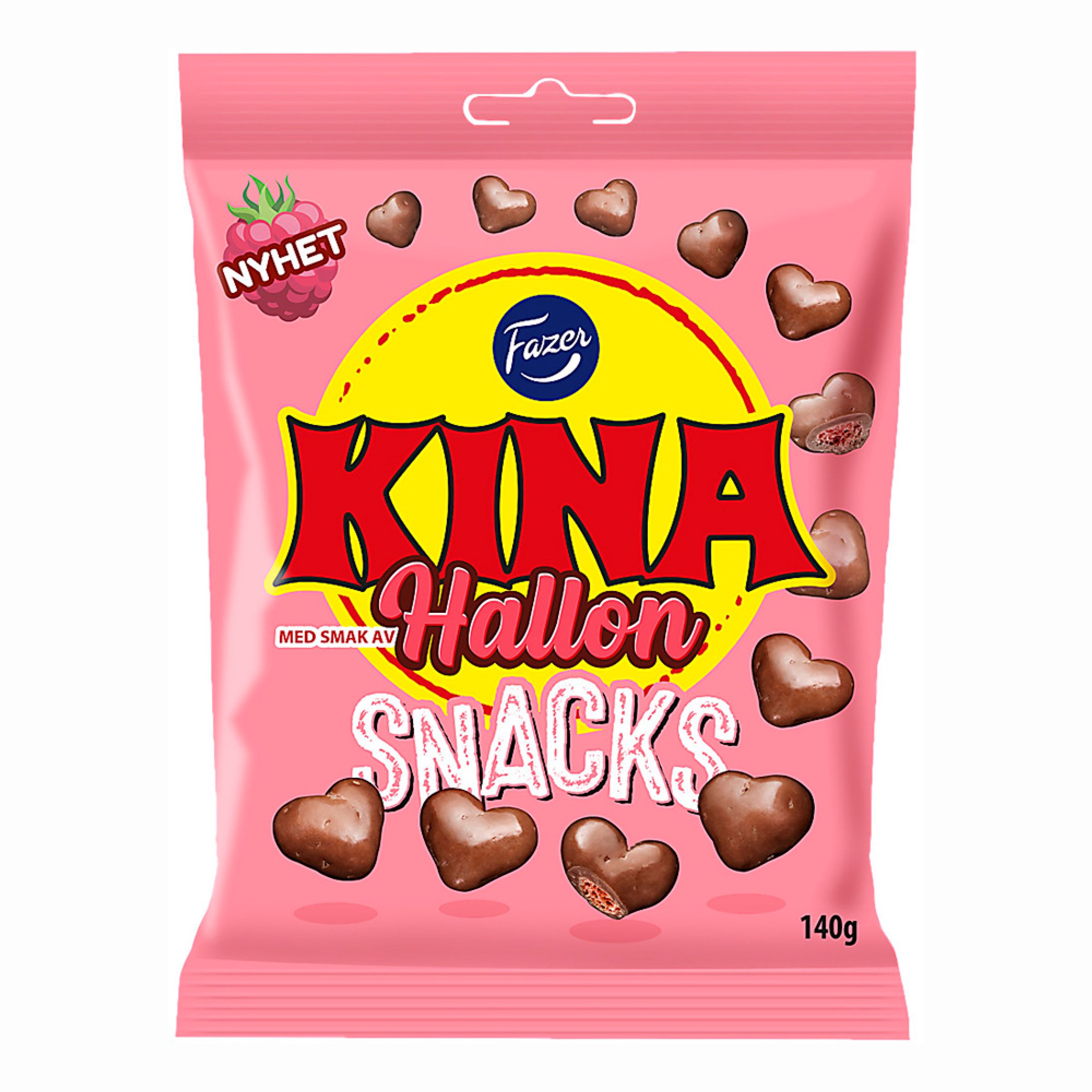 Kina Snacks Hindbær - 140 gram