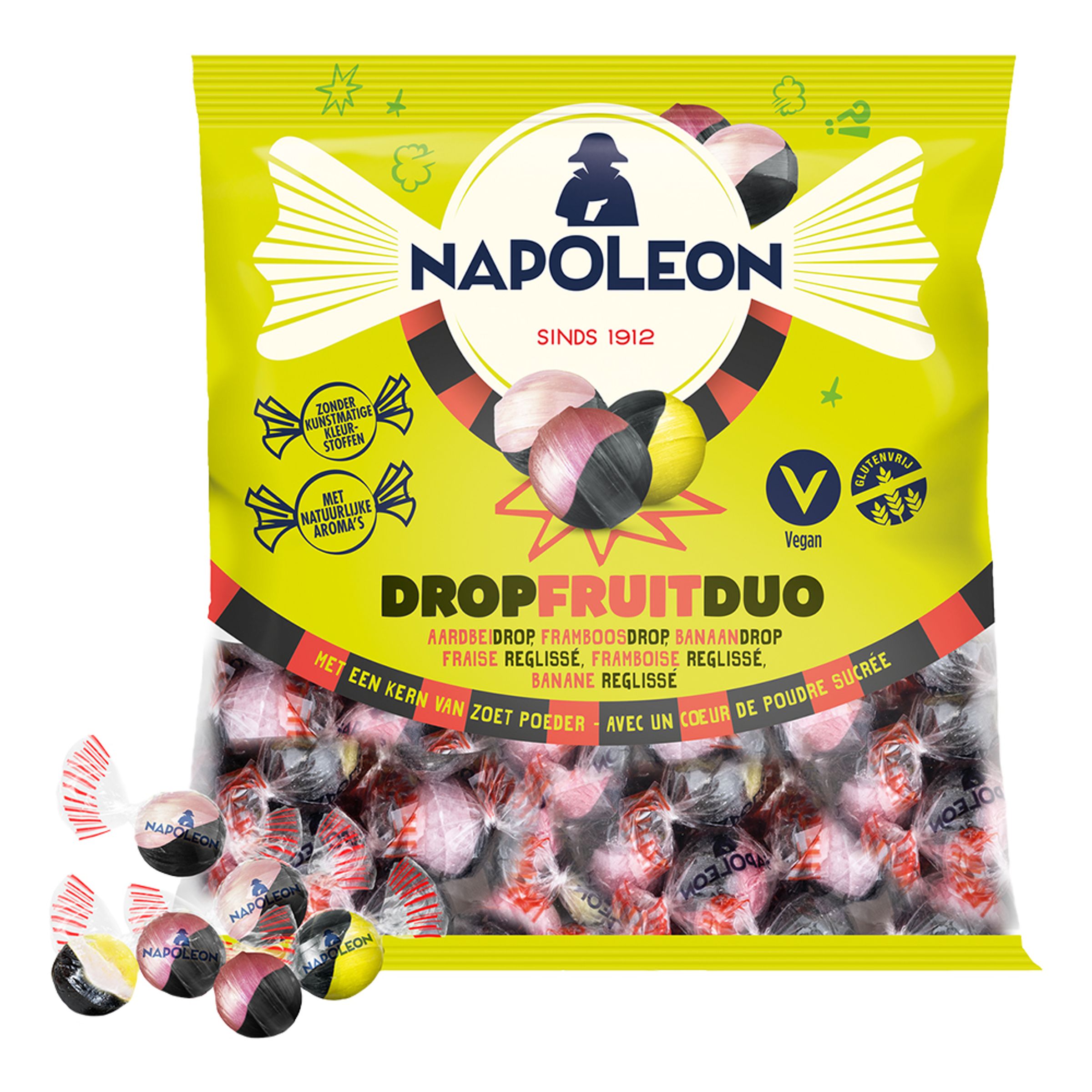 Kanonkugler Frugtlakrids Økonomipakke - 825 gram