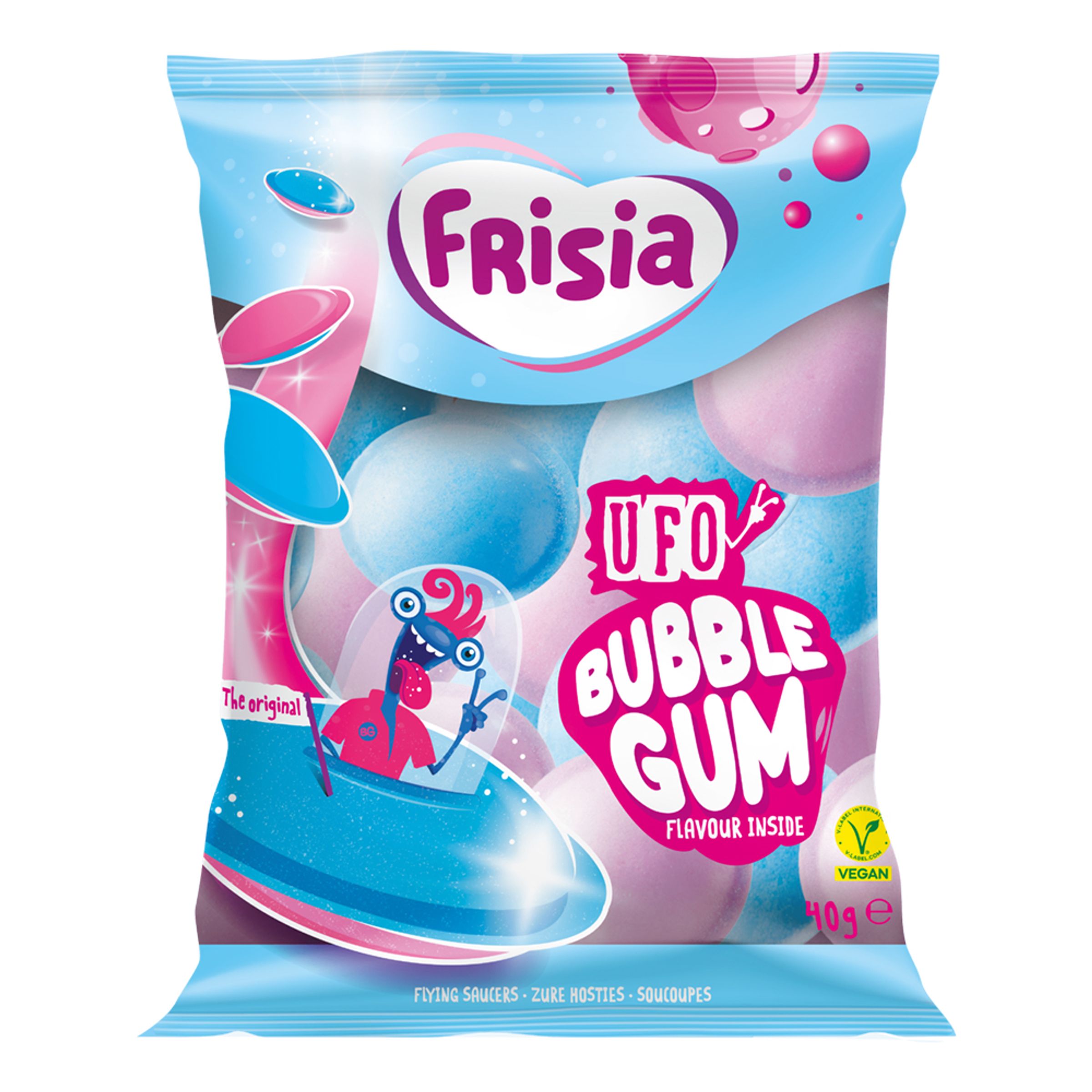 Frisia UFO Bubblegum Slikpose - 40 gram