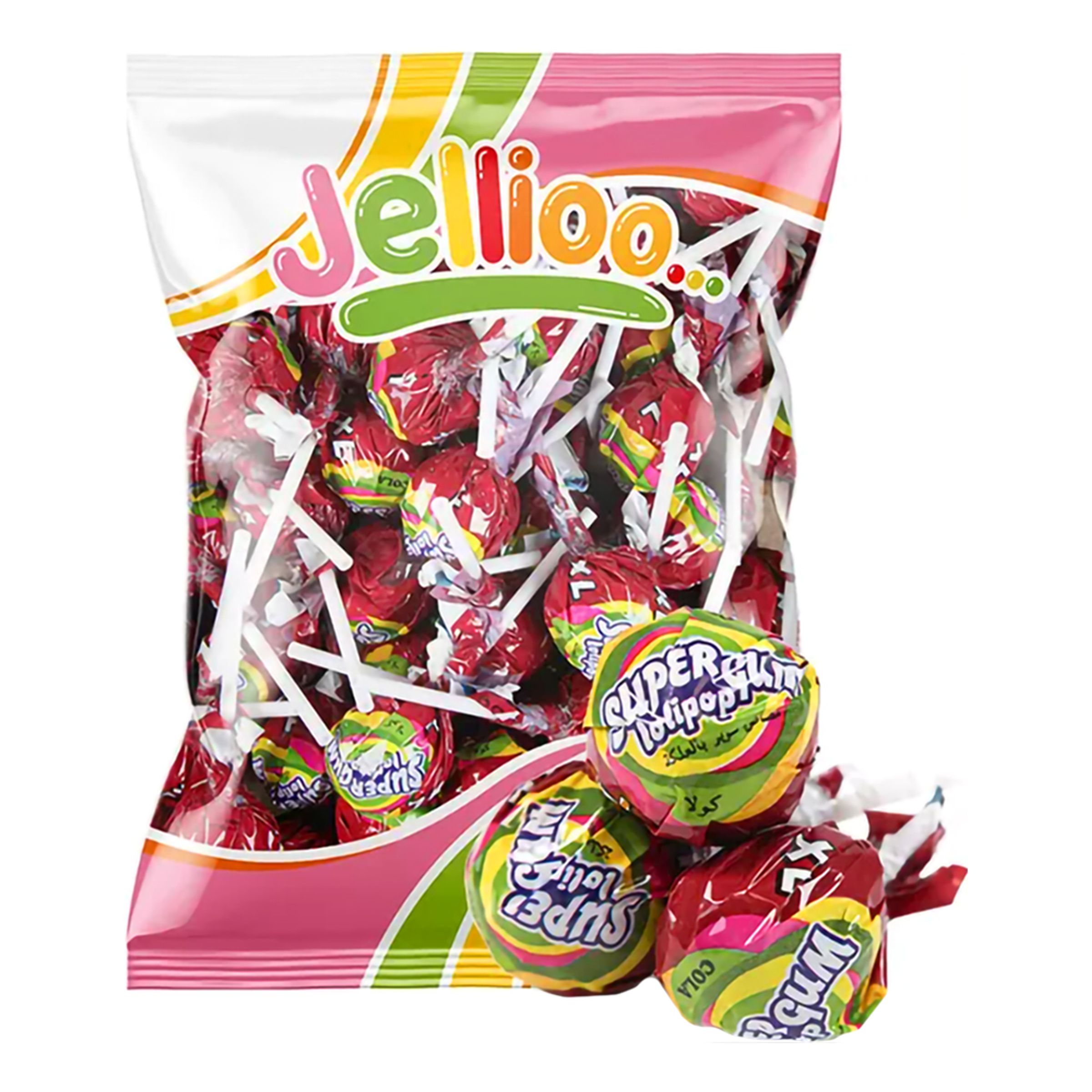 Super Gum Lollipop Cola Økonomipakke - 53-pak