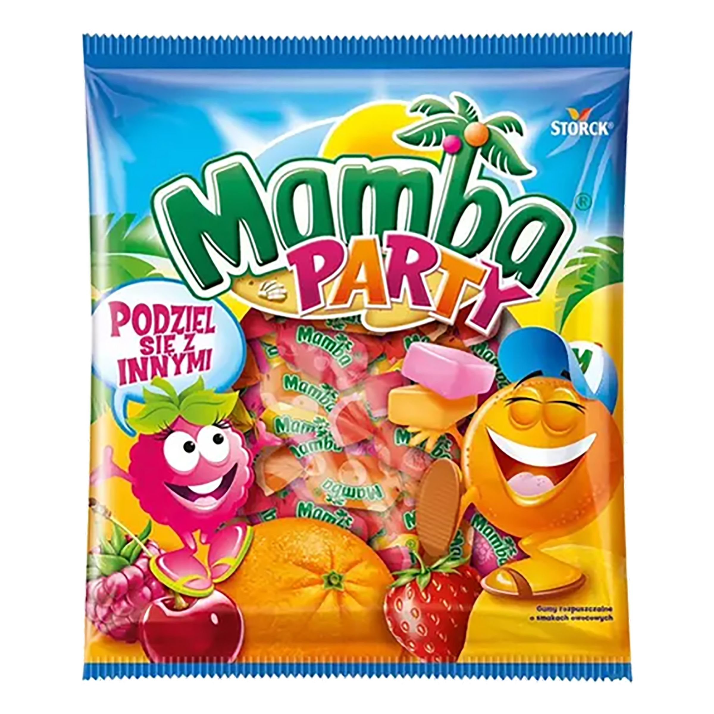 Mamba Party Frugtkolor - 140 gram