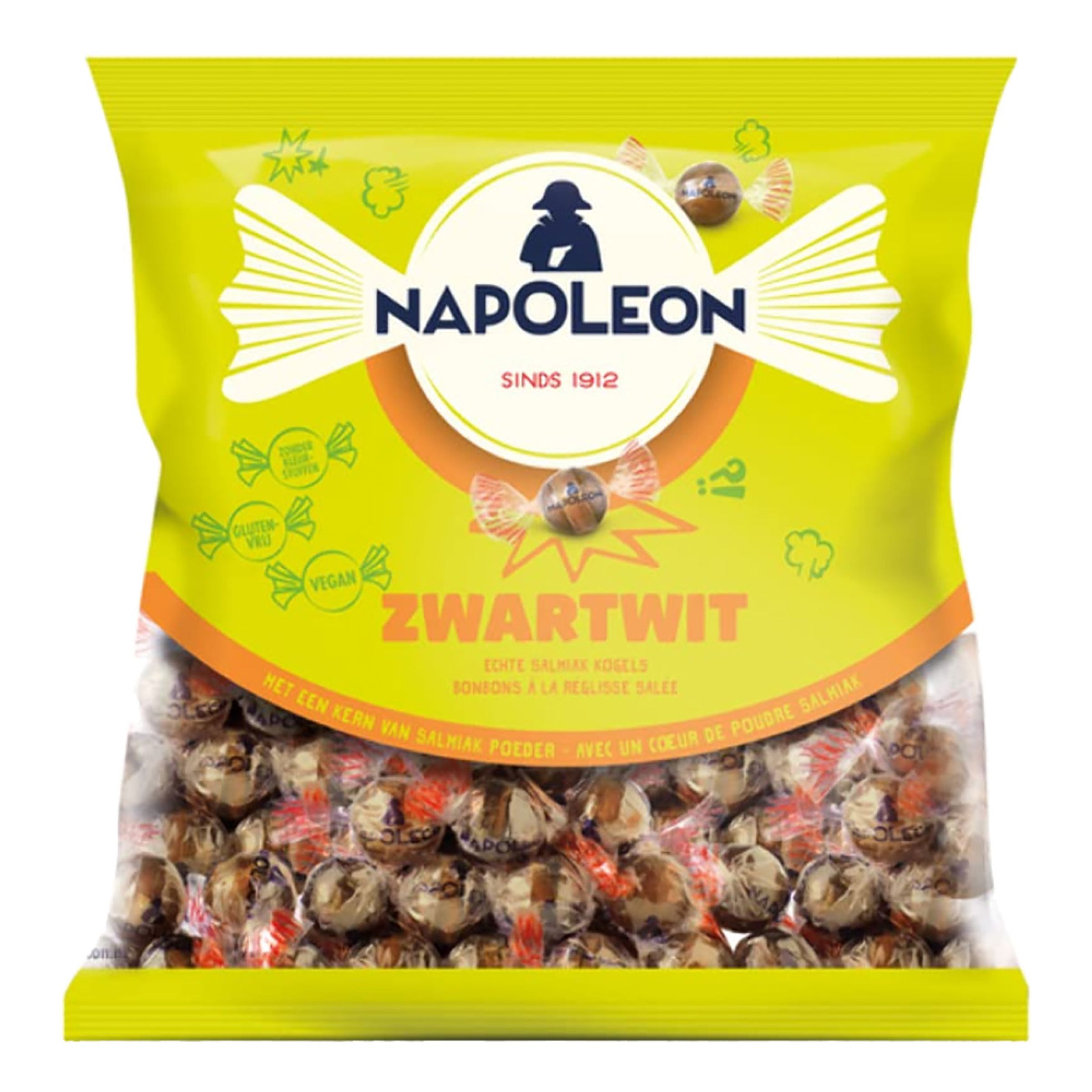 Napoleon Kanonkugler Saltlakrids Økonomipakke - 1 kg