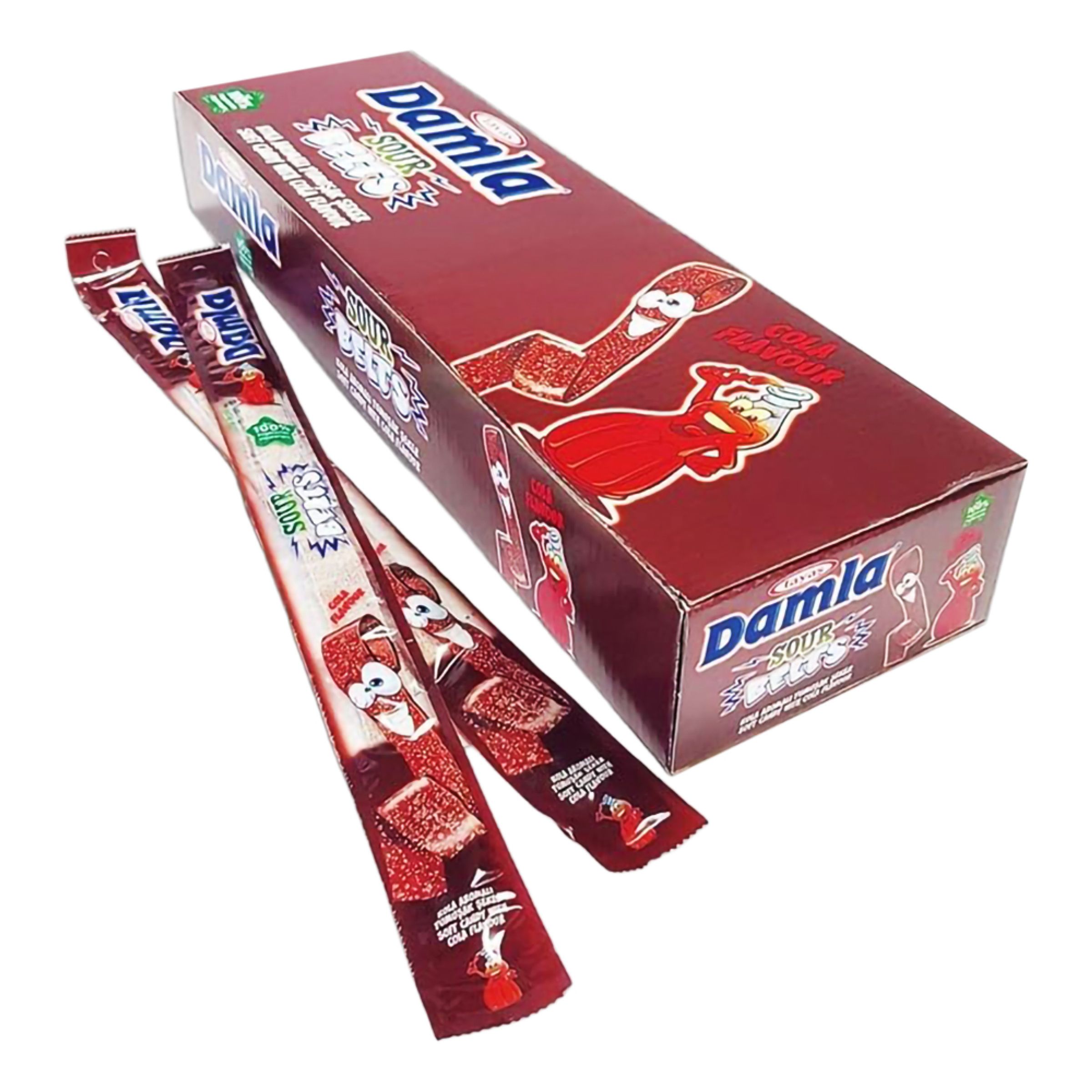 Damla Belts Sour Cola Økonomipakke - 72-pak
