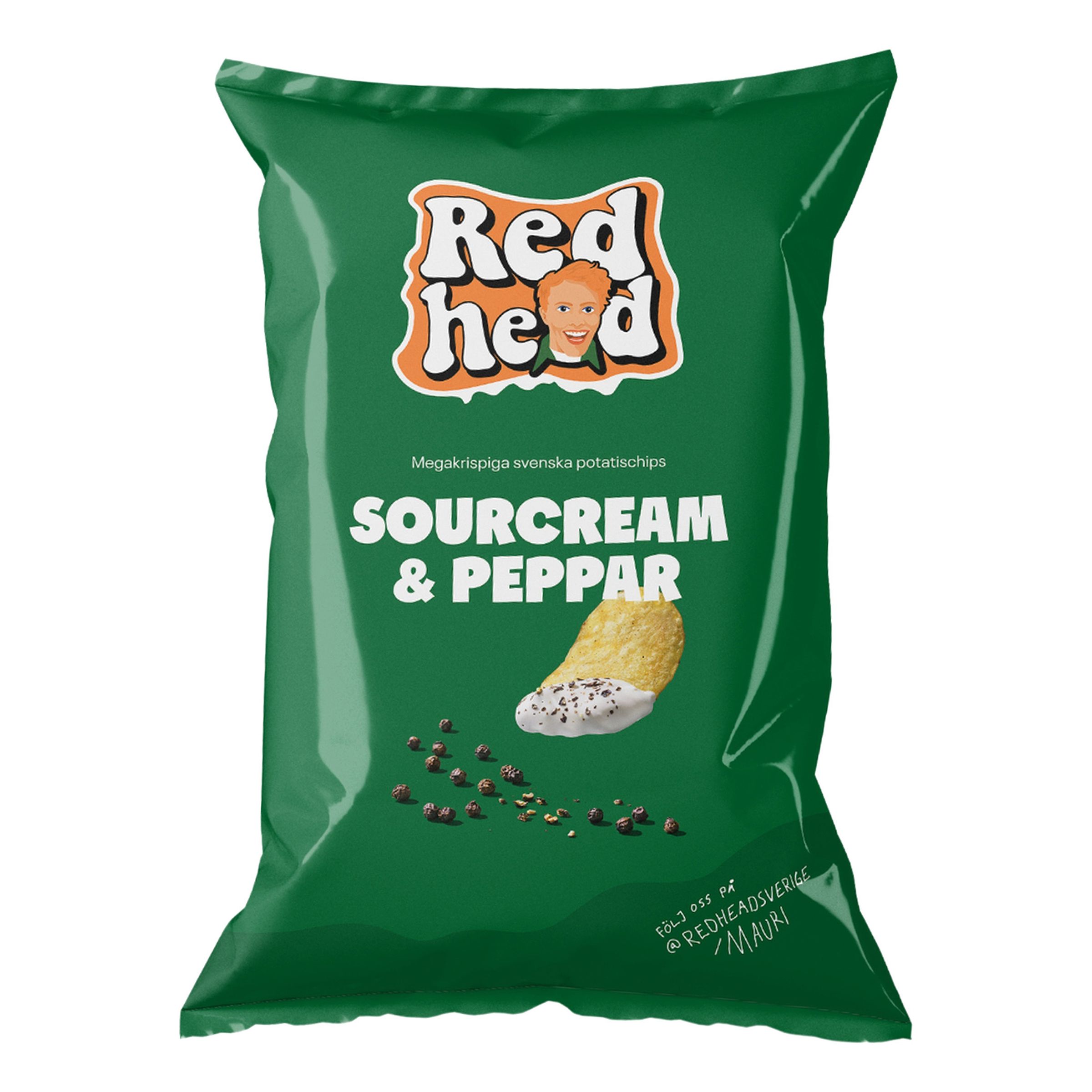 Redhead Sourcream & Peber - 150 gram