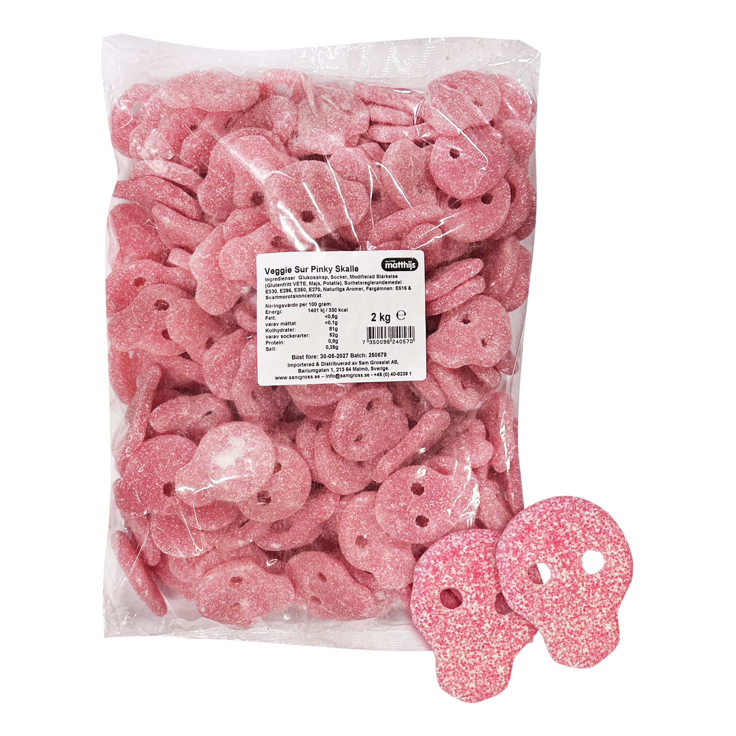 Sur Pinky Skalle Økonomipakke - 2 kg