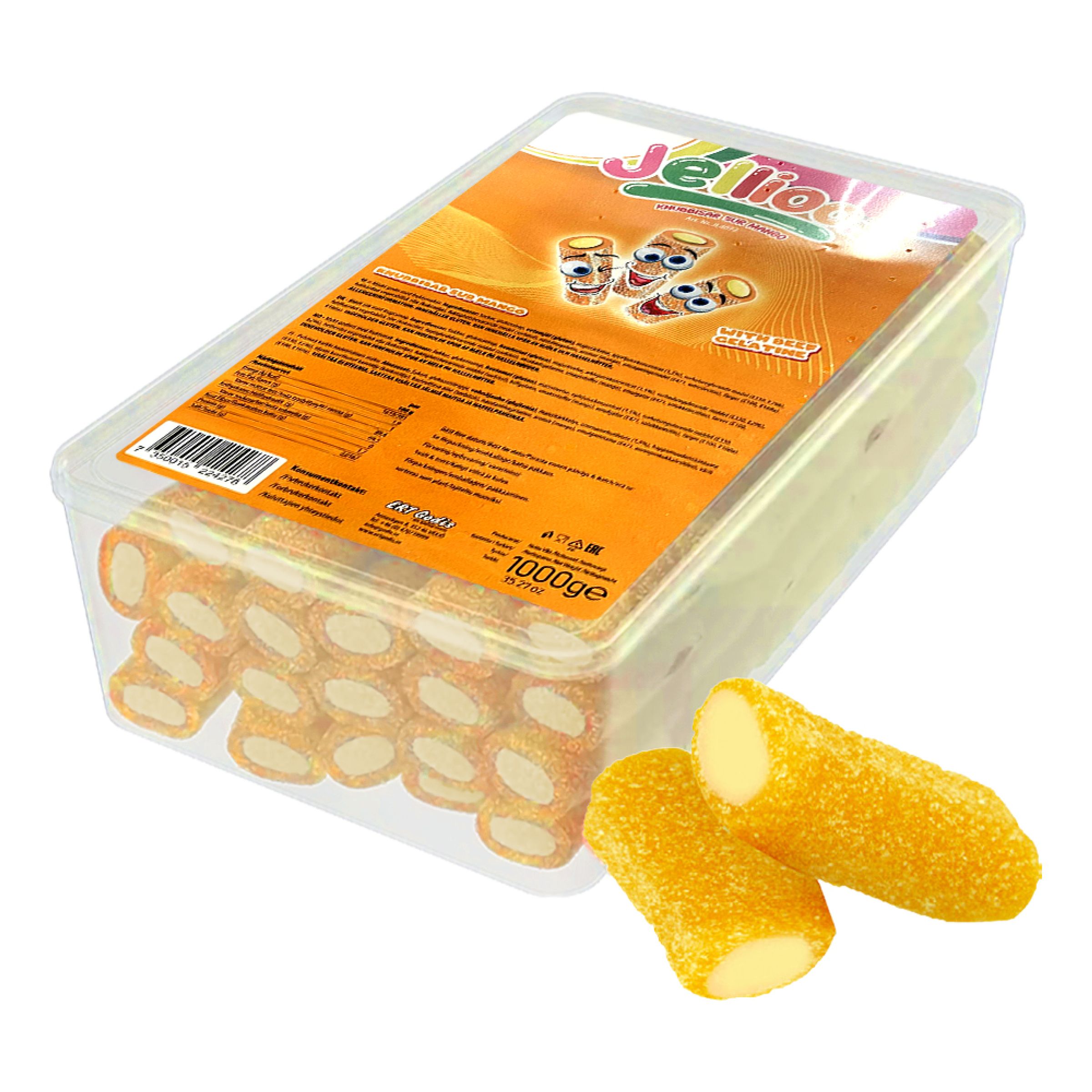 Knubbisar Sur Mango Økonomipakke - 1 kg
