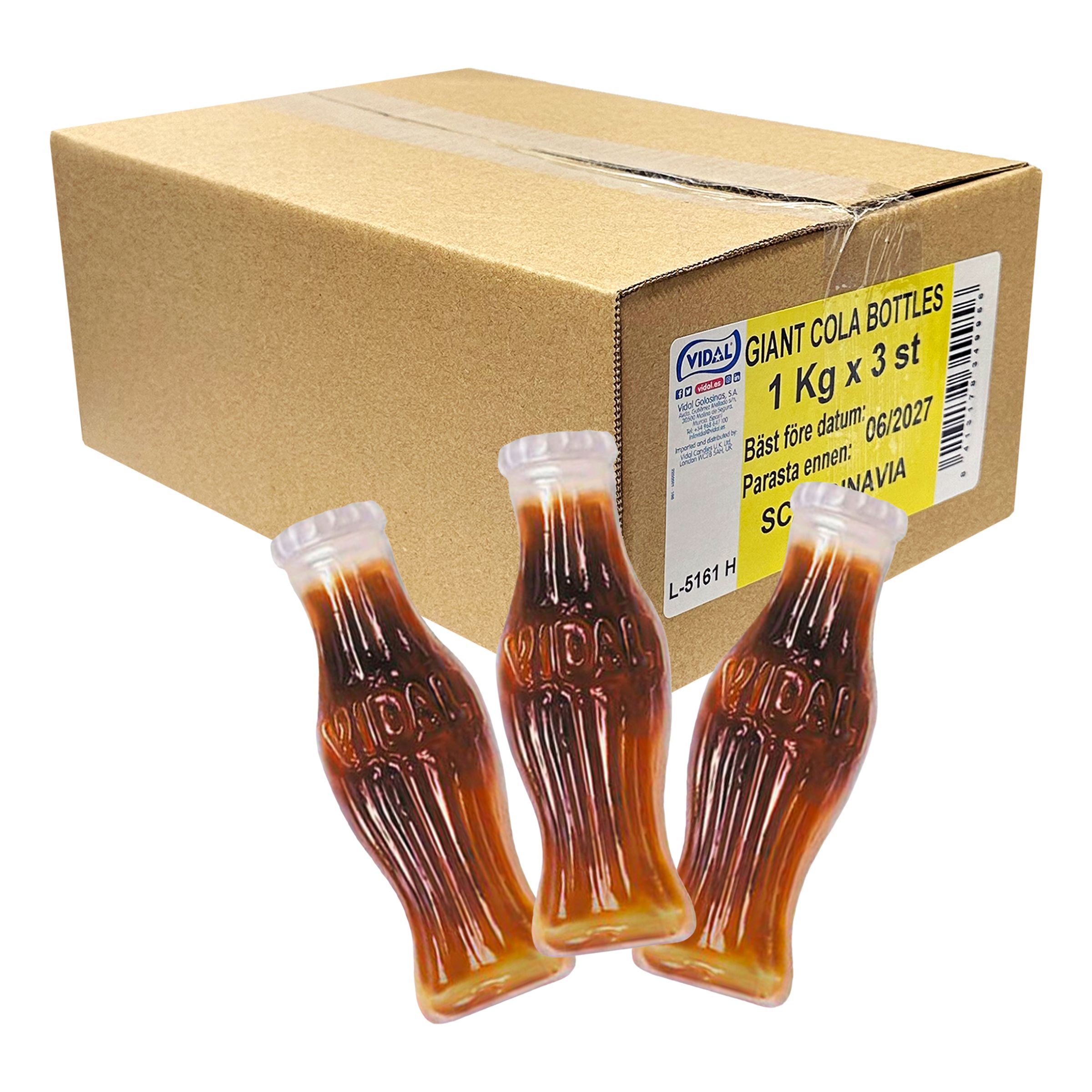 Cola Bottles XL Økonomipakke - 3 kg