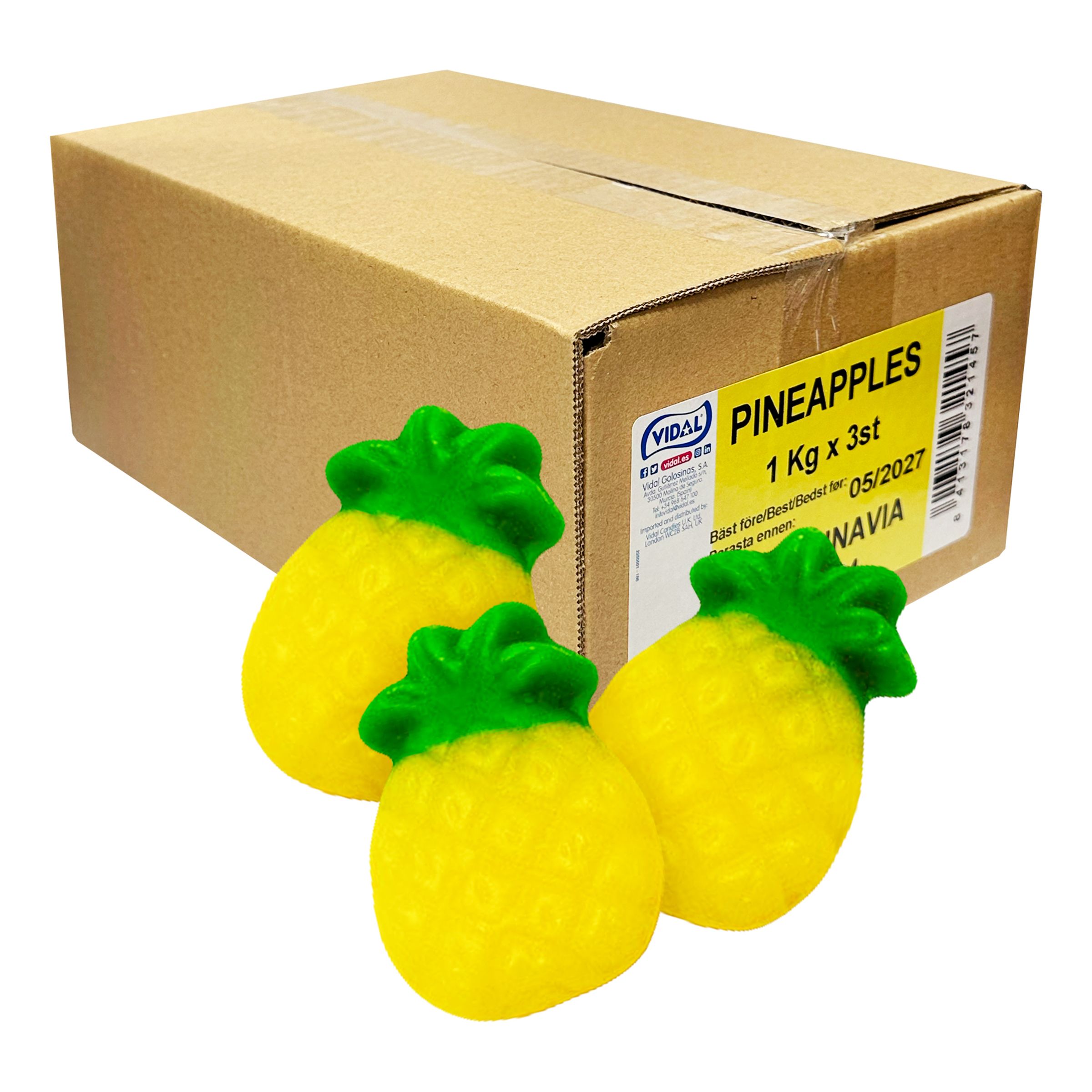 Pineapples Økonomipakke - 3 kg