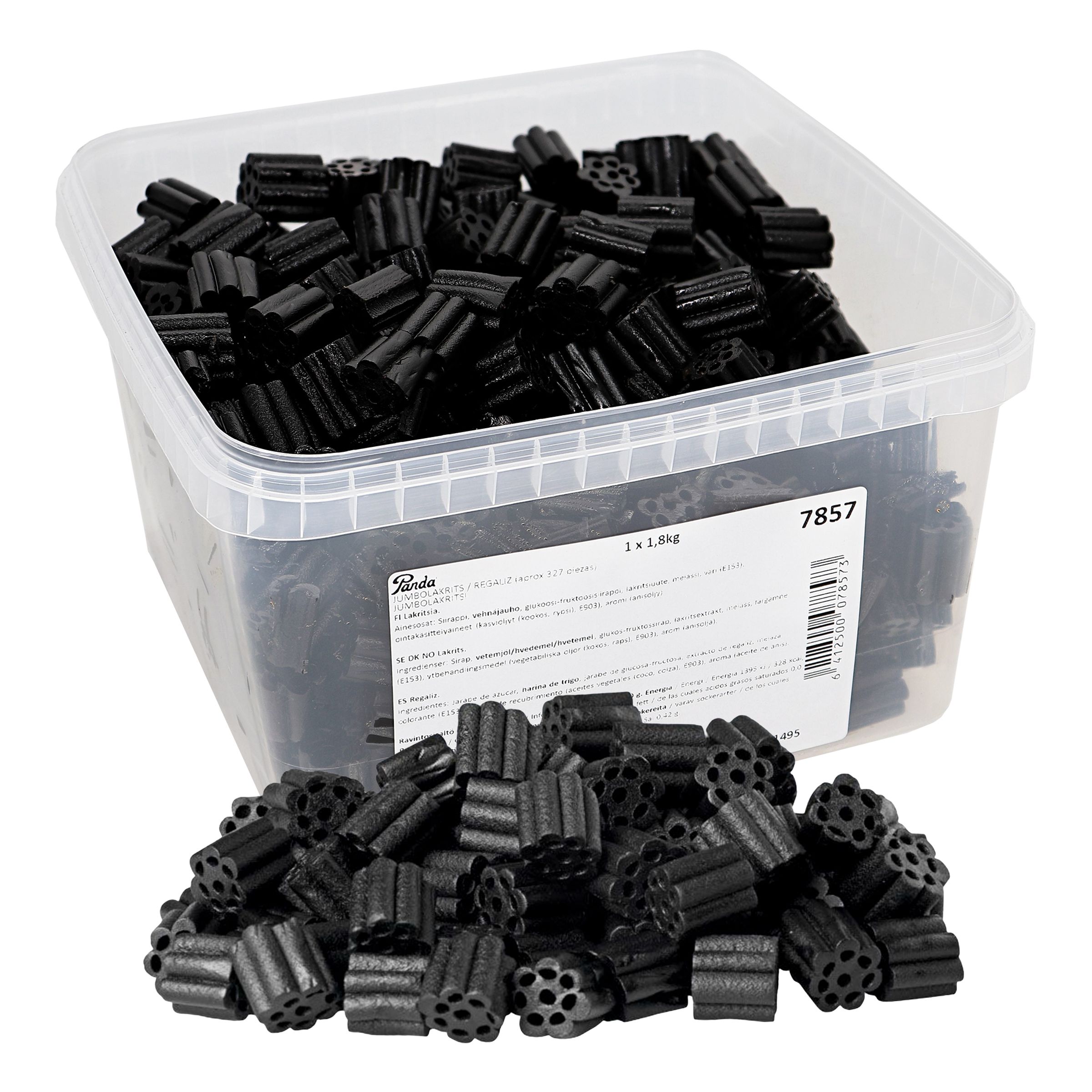 Panda Jumbo Licorice Økonomipakke - 1,8 kg