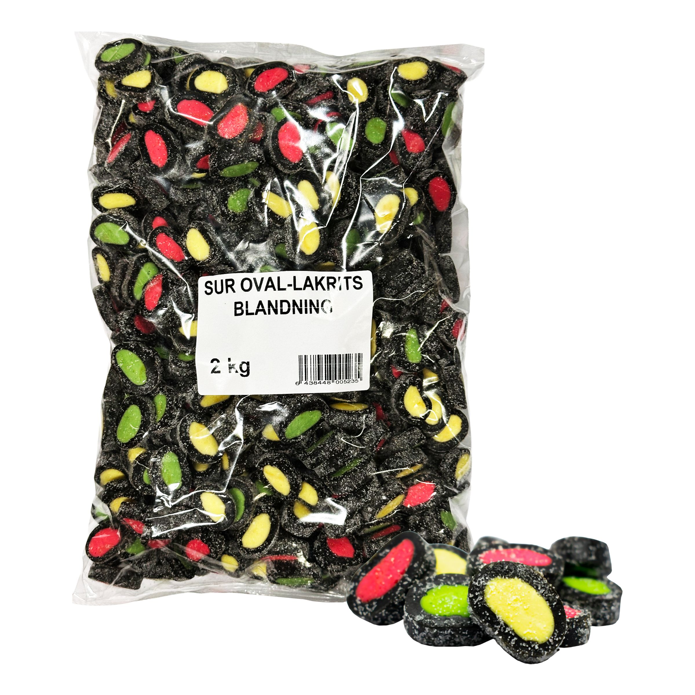Lakrids Sur Oval Økonomipakke - 2 kg