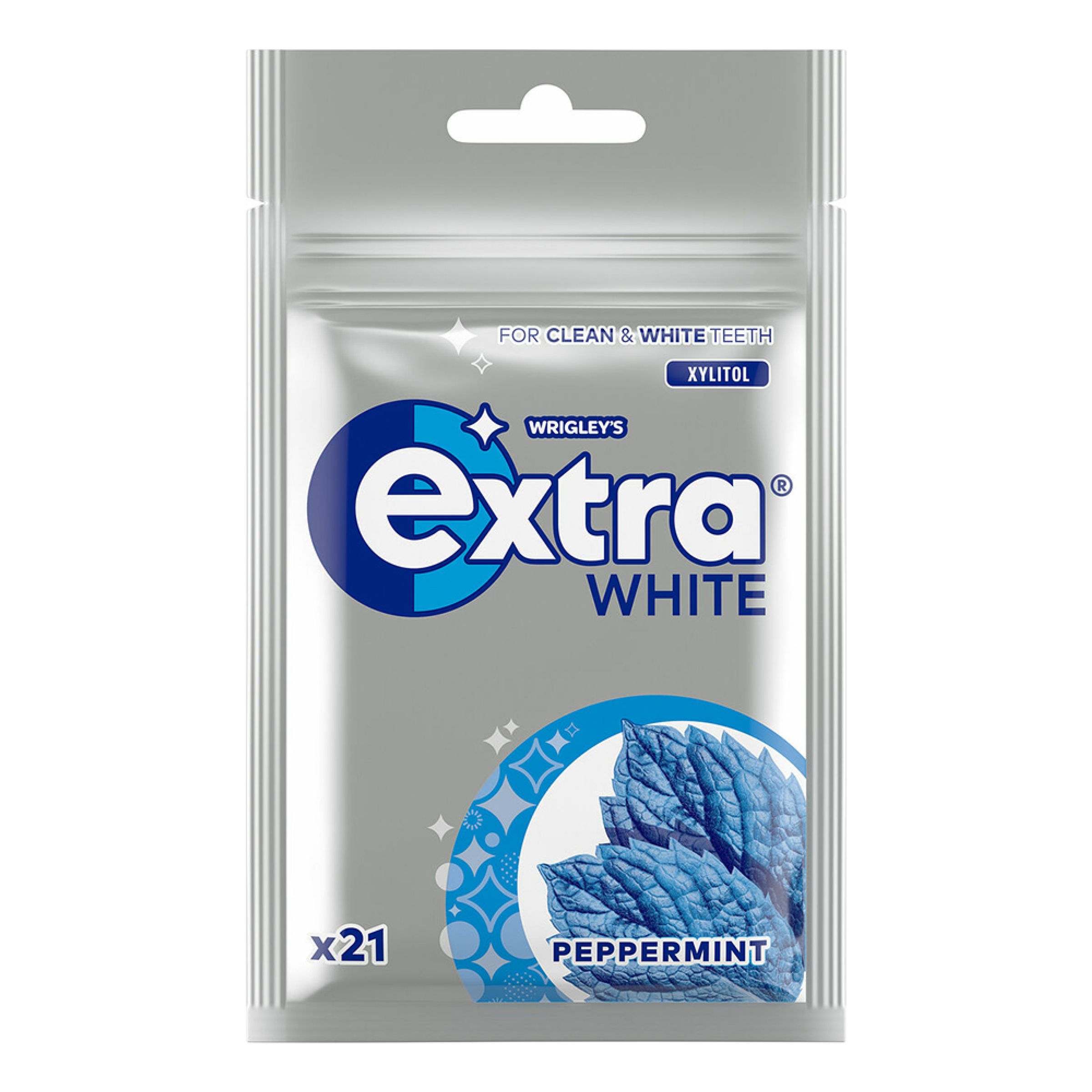 Extra White Peppermint Tyggegummi - 29 g
