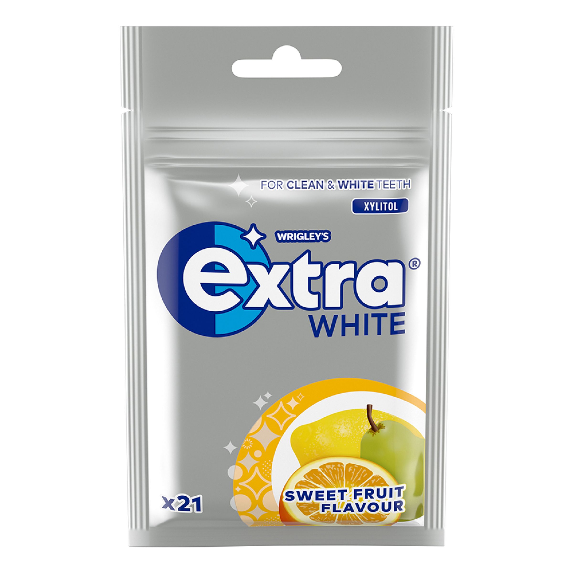 Extra White Sweet Fruit Tyggegummi - 29 g