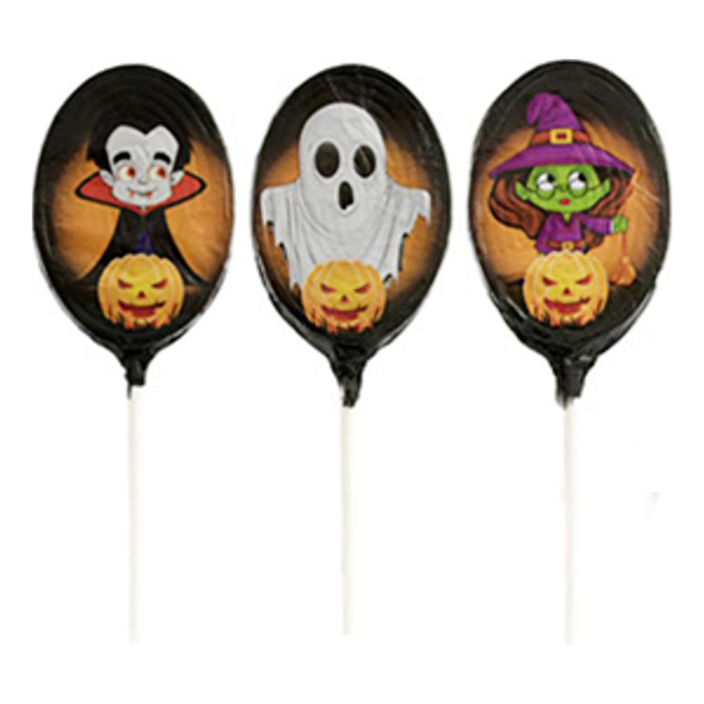 Chokoladeslikkepind Halloween - 1-pak