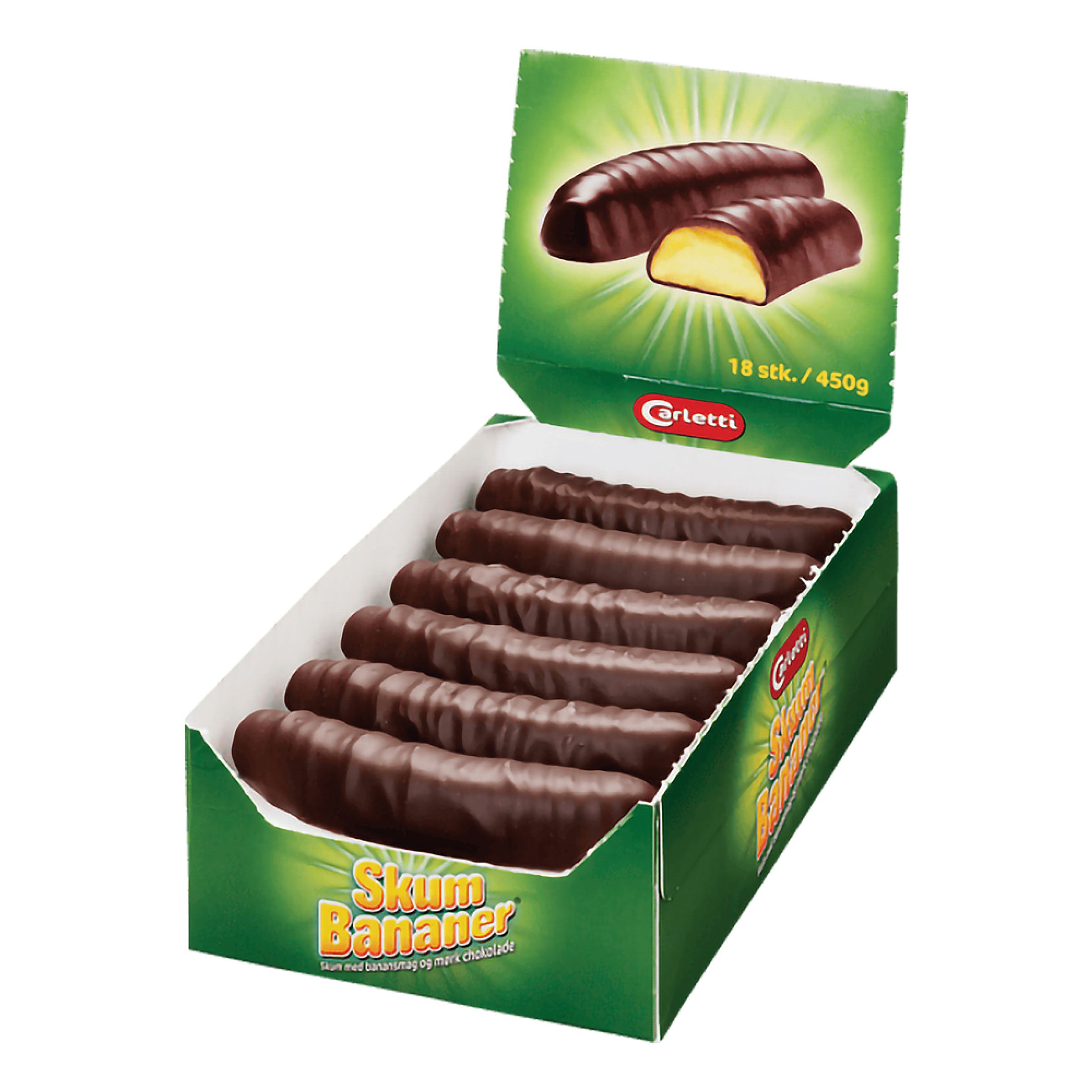 Carletti Skumbananer Økonomipakke - 18 x 25 g